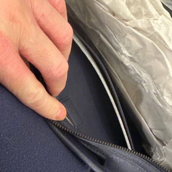 Tumi Everyday Saffiano Leather Tote Top - Picture 4 of 4